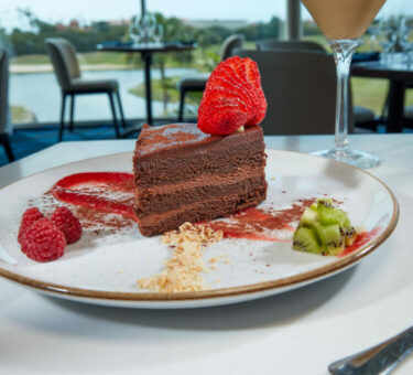 Windows on Aruba chocolate cake
