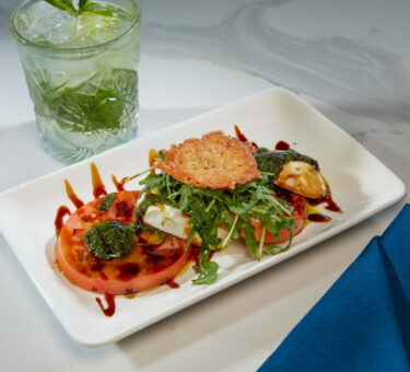 Windows on Aruba caprese salad